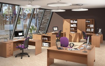 Набор мебели в офис IMAGO три стола, 2 шкафа, стеллаж, тумба в Нижнем Новгороде - предосмотр 2